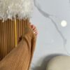 Robe d’hiver marron